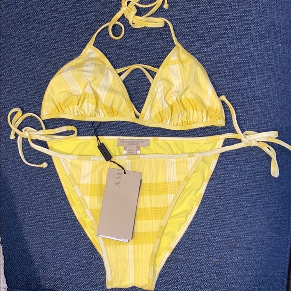 Banana Check Burberry Brit bikini